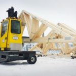 Yellow Combilift Forklift Used Outdoors