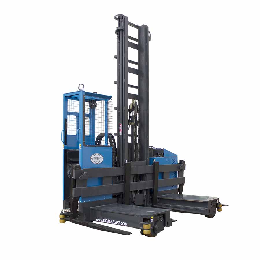 Blue Sideloader Forklift