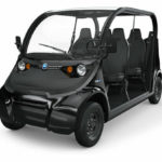 Black Four Seat GEM Utility Vehicle