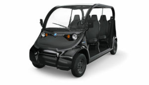 Black Four Seat GEM Utility Vehicle