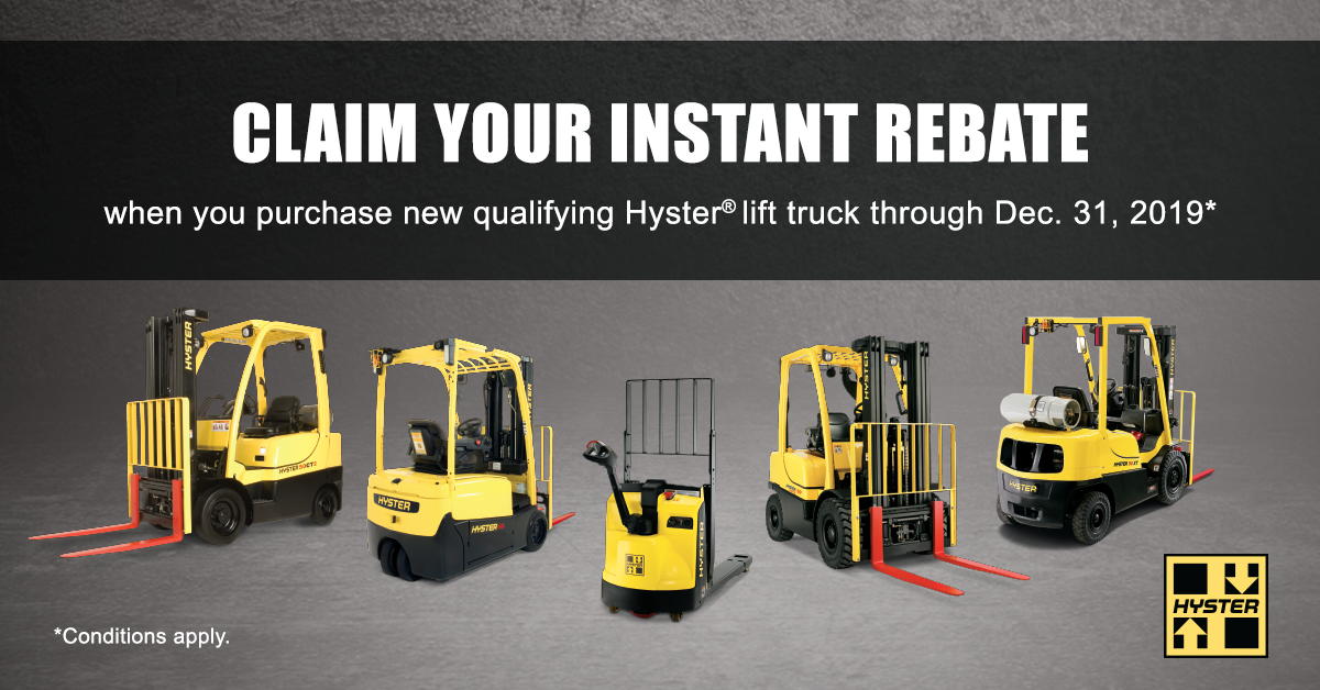 New Forklift Rebate