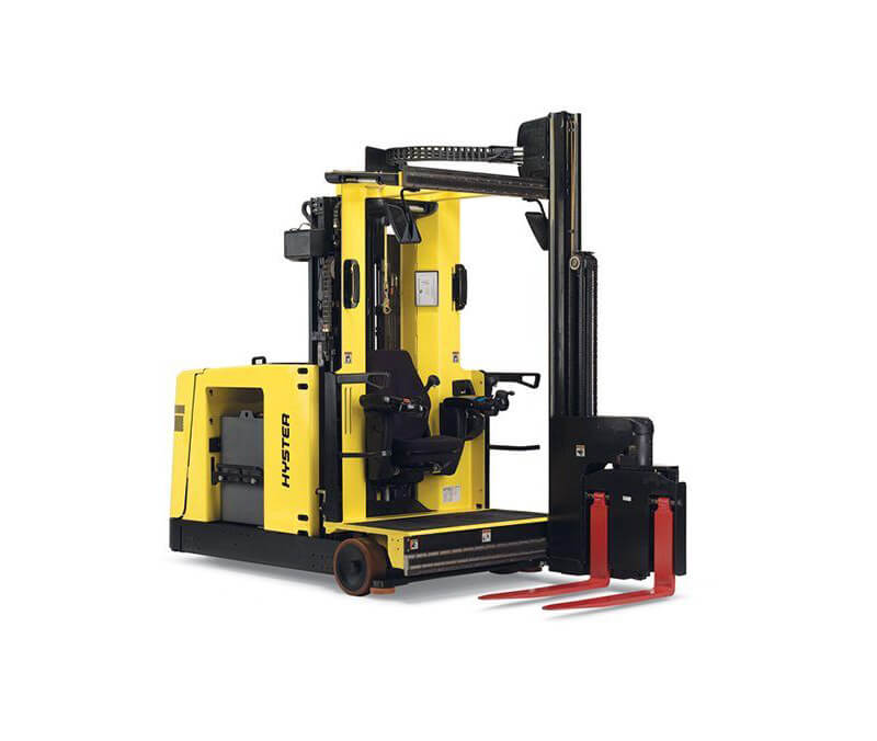 Narrow aisle articulated forklift