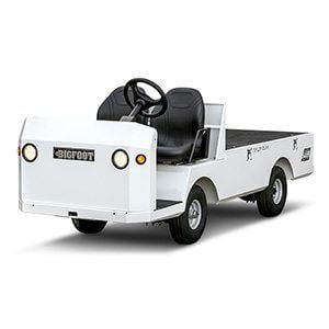 White BigFoot Utility Vehicle for Rent