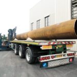 Material Handling Equipment Moving Large Tubes