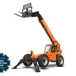 Orange Skytrak Telehandler