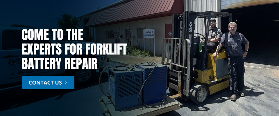 Forklift Battery Cell Maintenance