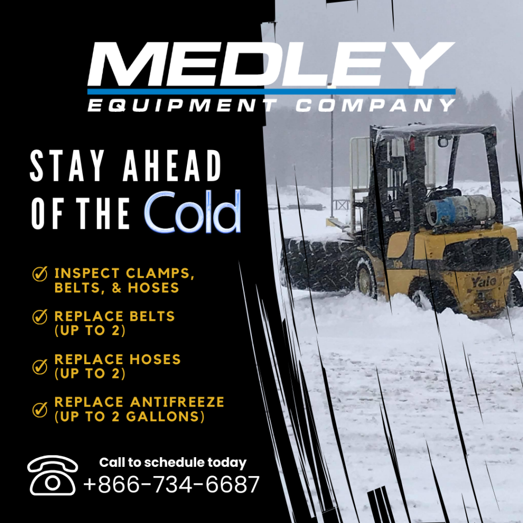 Winterize your Forklift with Medley Equipment Company