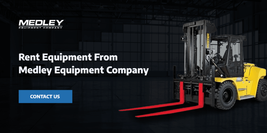 Rent Equipment From Medley Equipment Company